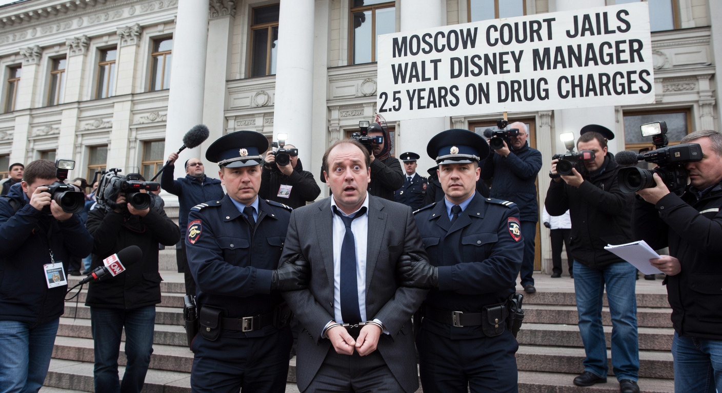 Moscow Court Jails Walt Disney Manager 2.5 Years on Drug Charges