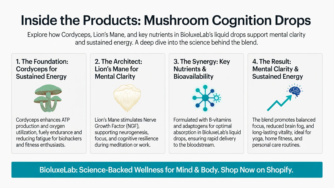 Inside the Products: Mushroom Cognition Drops