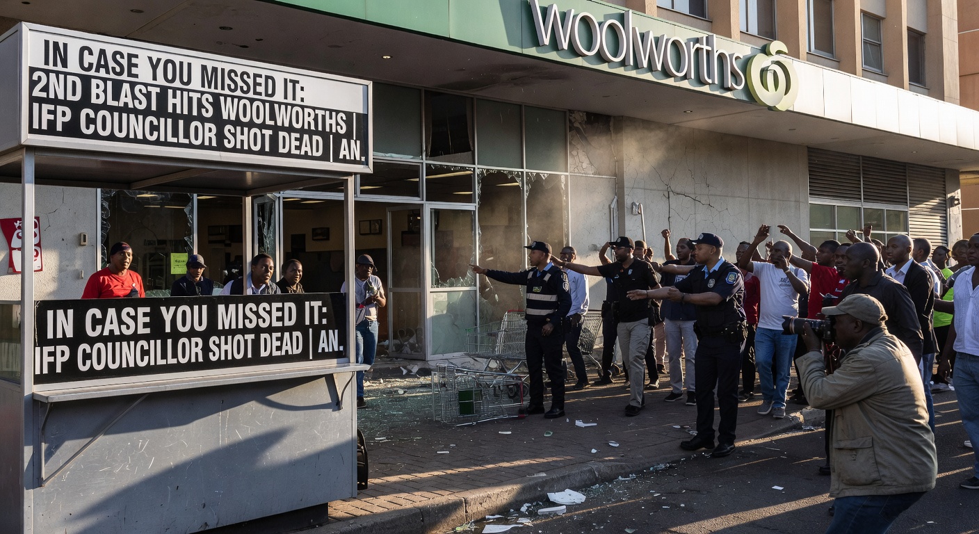 In case you missed it: 2nd blast hits Woolworths | IFP councillor shot dead | ANC ‘incompetence’ a smokescreen