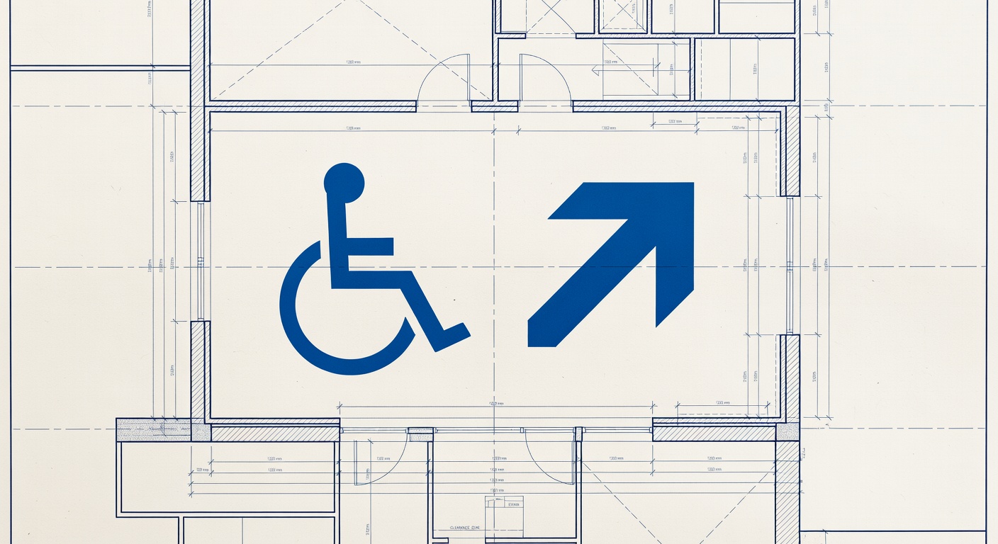 Rutas de Evacuación Accesibles: Concepto visual