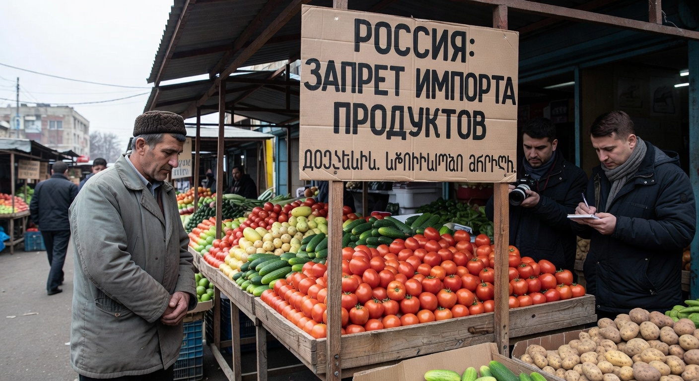 Russia Ramps Up Pressure on Armenia With Produce Import Ban