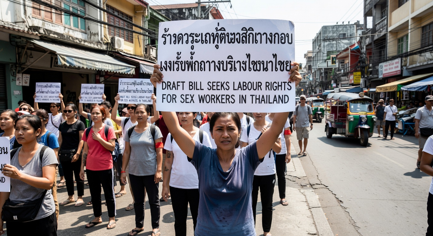 Draft bill seeks labour rights for sex workers in Thailand