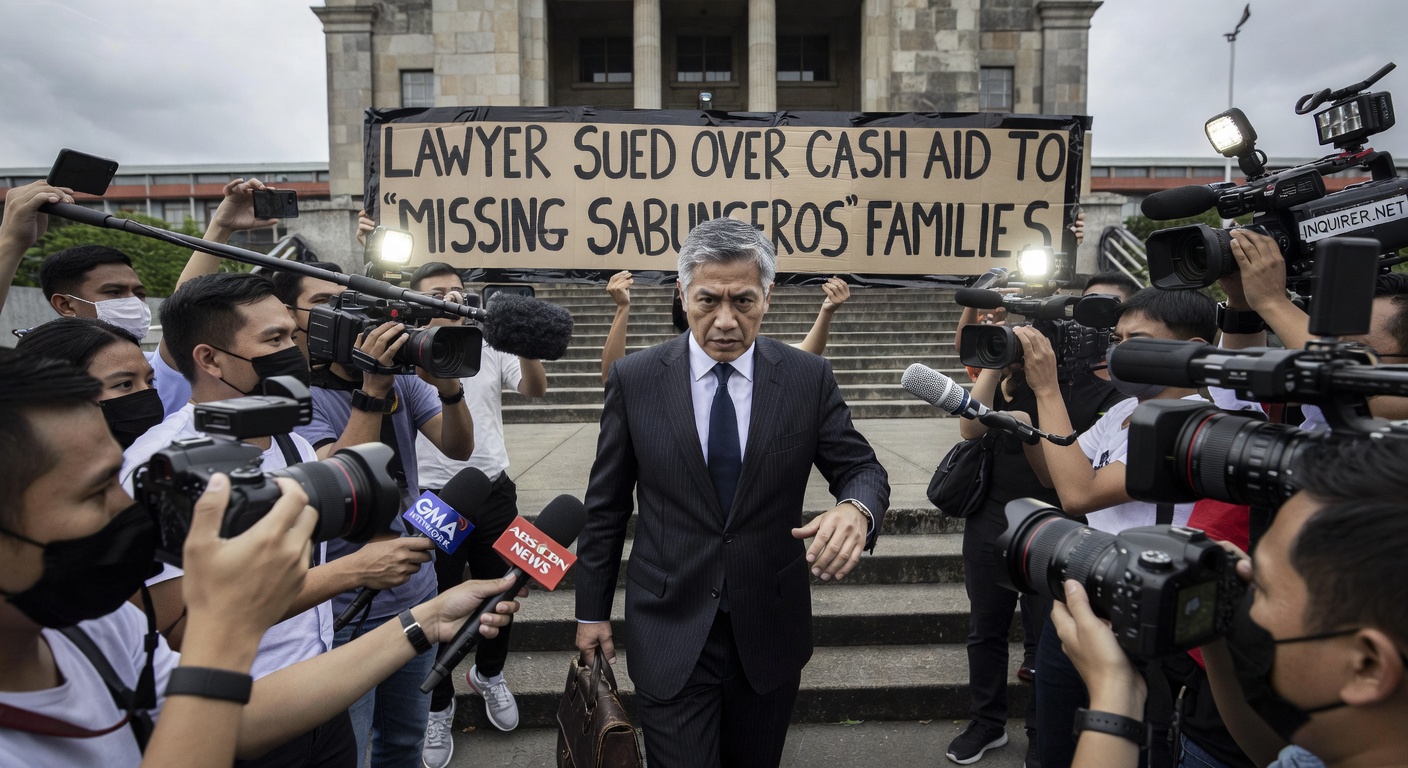 Atong Ang’s lawyer sued over cash aid to 'missing sabungeros' families