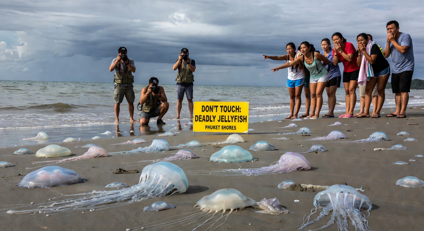 Don’t touch: Deadly jellyfish washing up on Phuket shores