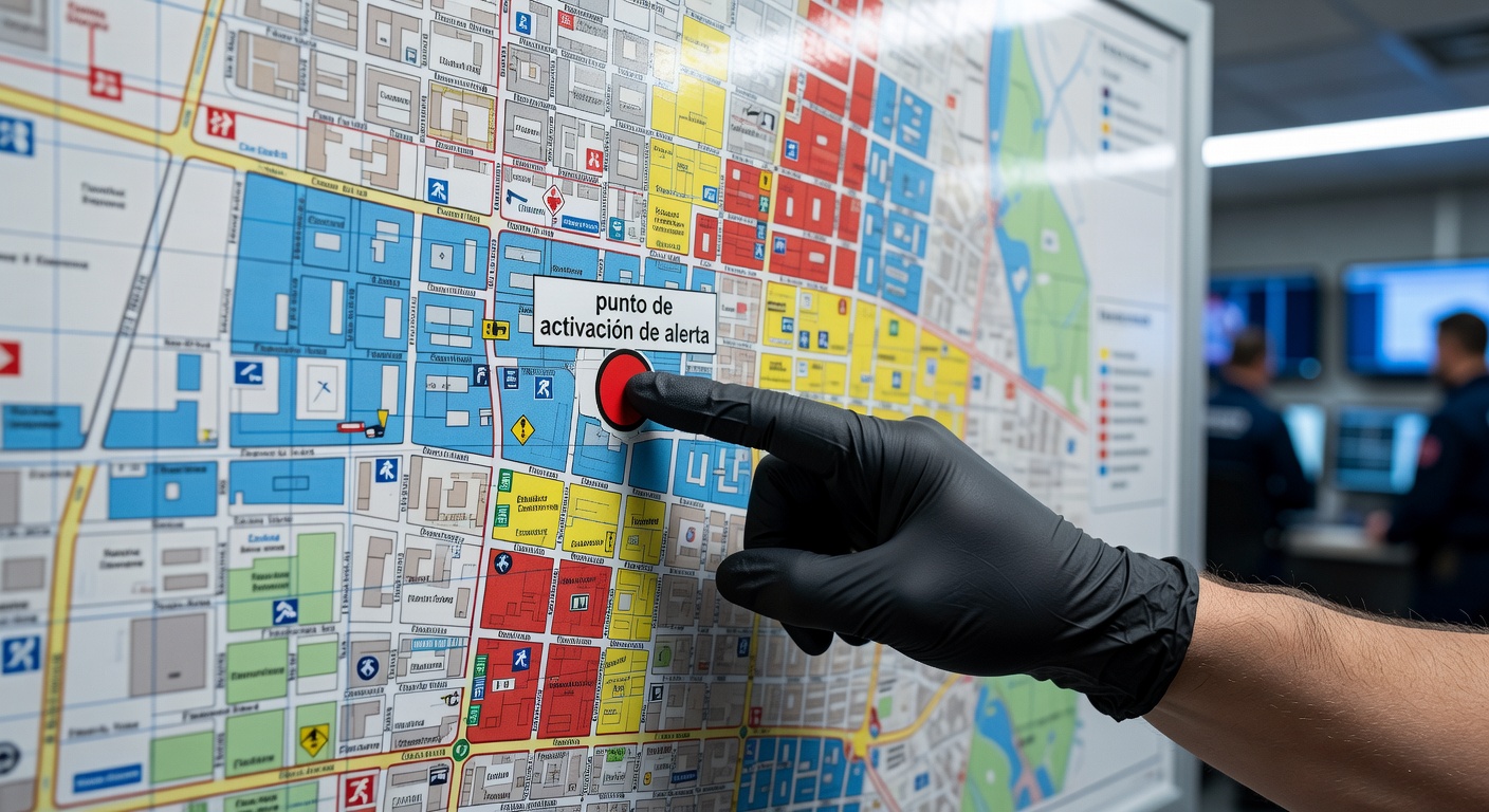 Ubicación de Pulsadores de Pánico: Imagen principal