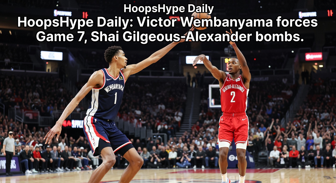 HoopsHype Daily: Victor Wembanyama forces Game 7, Shai Gilgeous-Alexander bombs