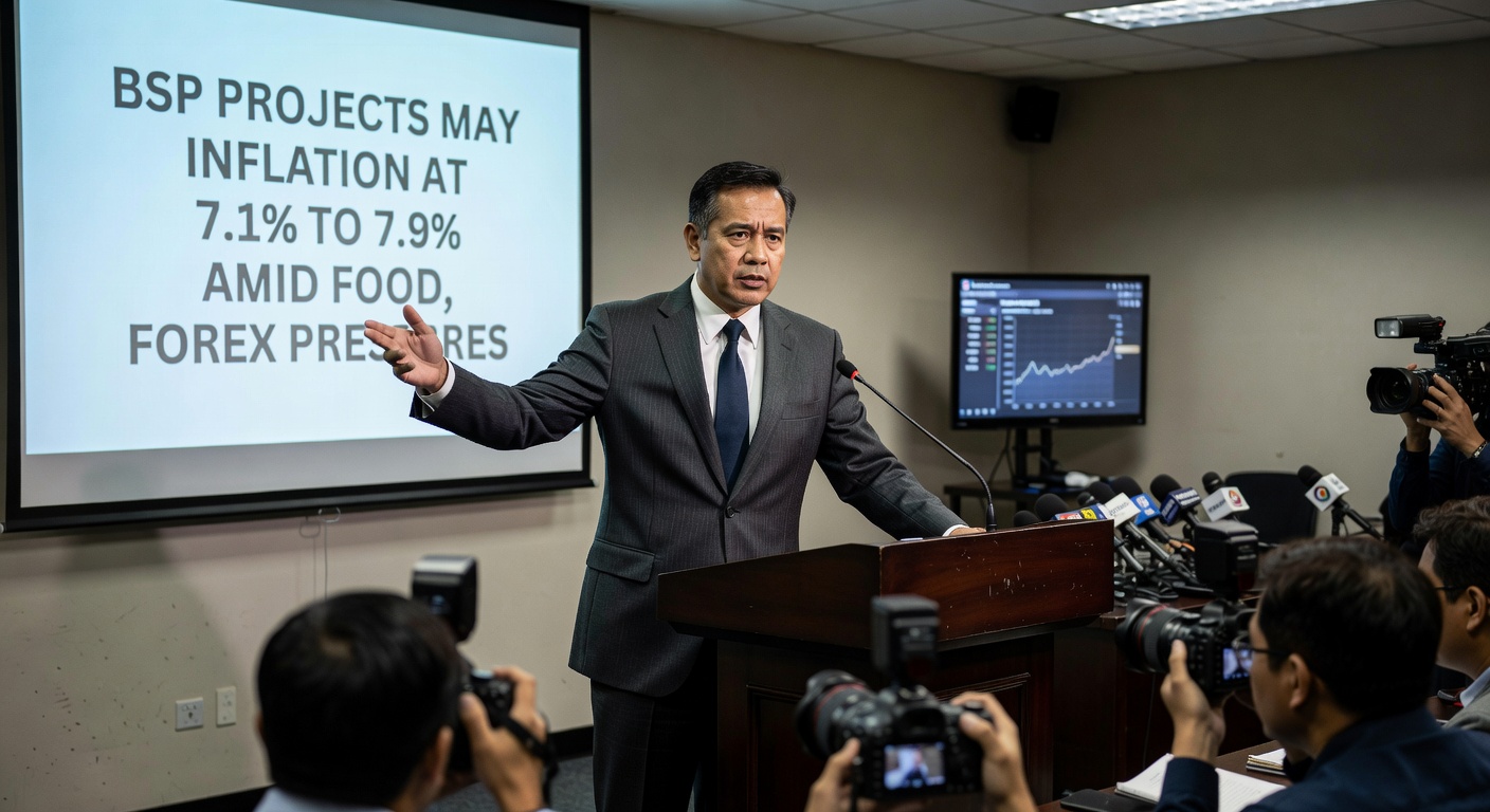 BSP projects May inflation at 7.1% to 7.9% amid food, forex pressures