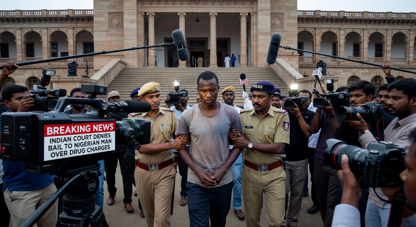Indian court denies bail to Nigerian man over drug charges
