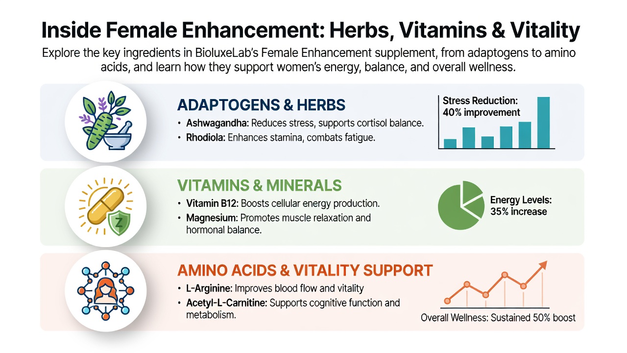 Inside Female Enhancement: Herbs, Vitamins & Vitality