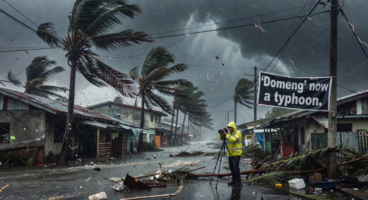 'Domeng' now a typhoon