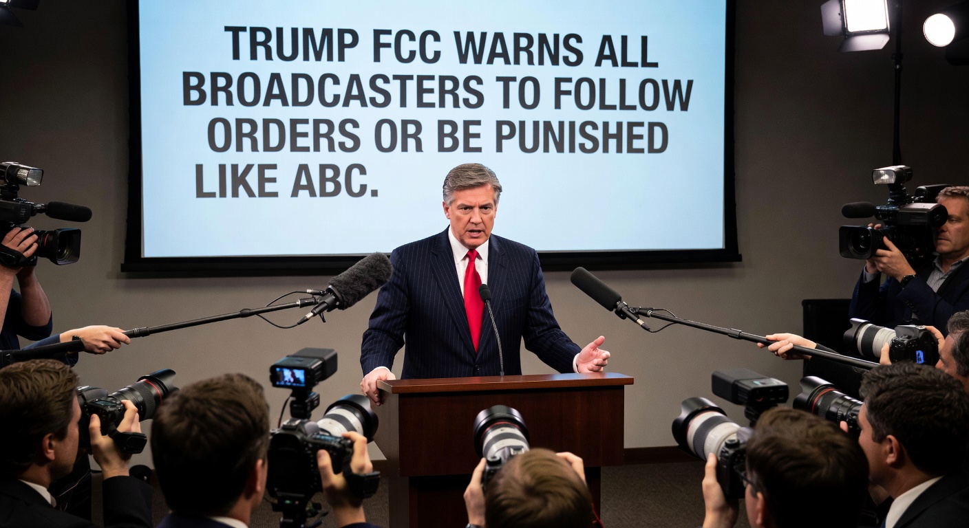 Trump FCC warns all broadcasters to follow orders or be punished like ABC