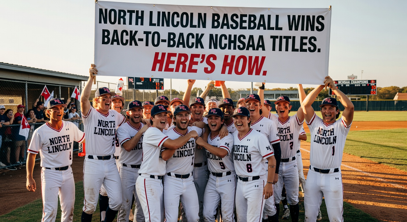 North Lincoln baseball wins back-to-back NCHSAA titles. Here's how
