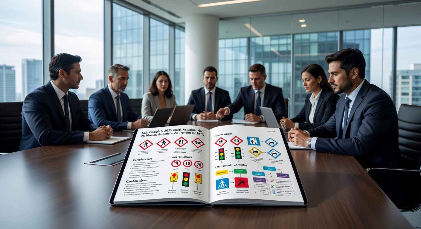 Guía Completa 2025-2026: Actualización del Manual de Señales de Tránsito del MTC – Cambios: Imagen principal
