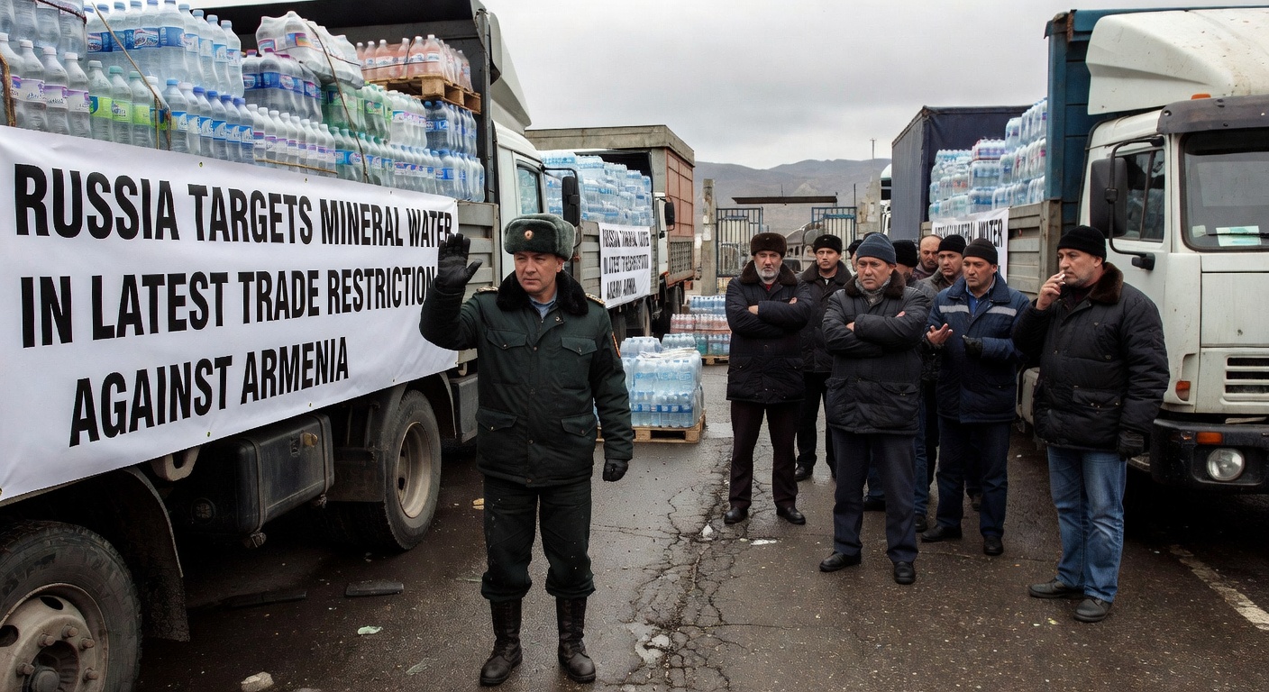 Russia Targets Mineral Water in Latest Trade Restriction Against Armenia