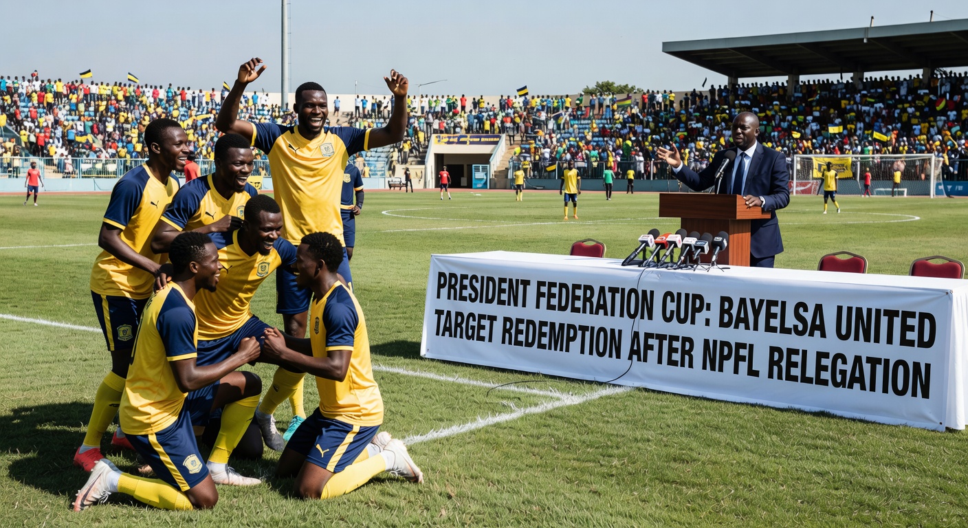 President Federation Cup: Bayelsa United target redemption after NPFL relegation