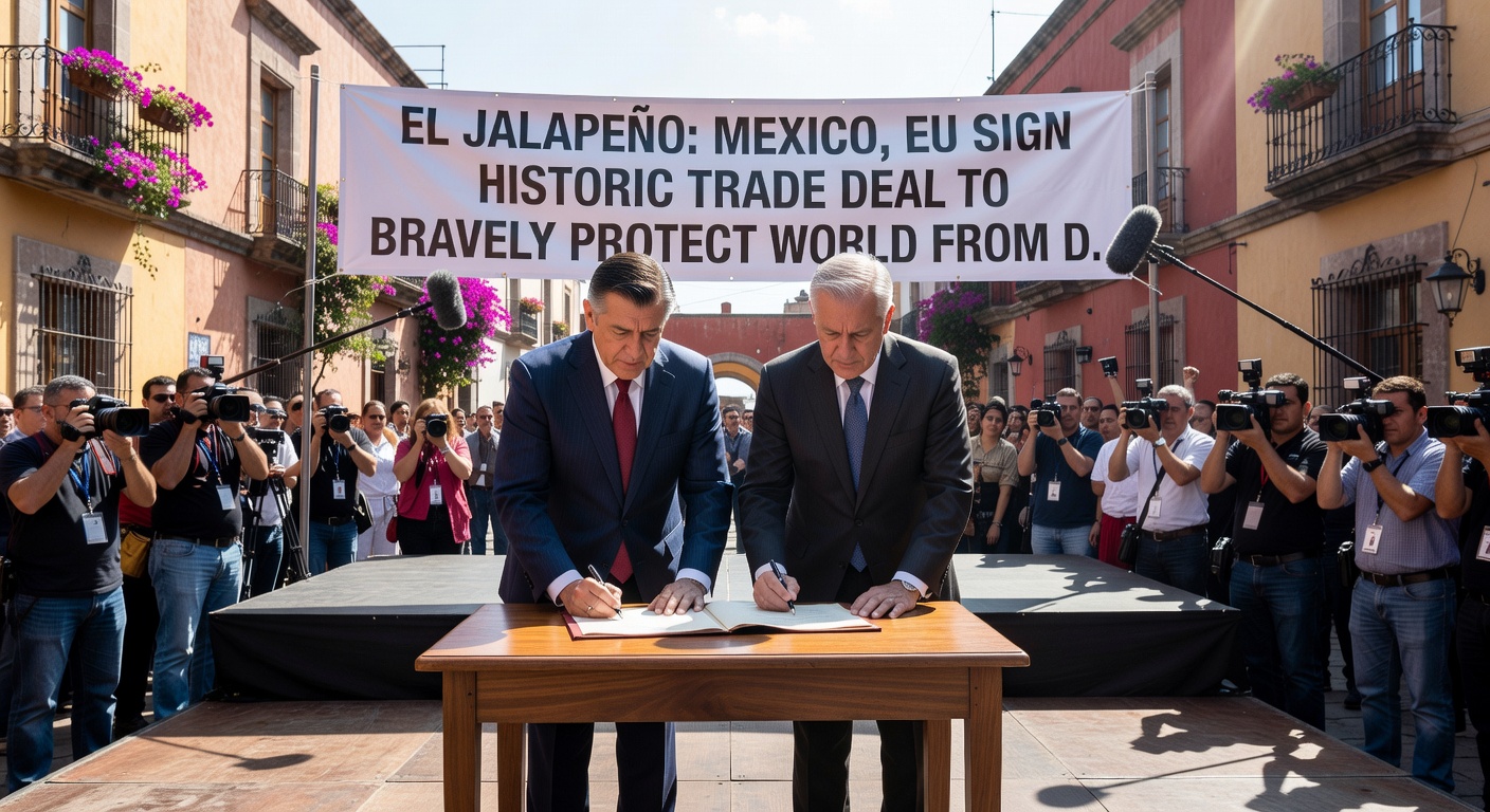 El Jalapeño: Mexico, EU sign historic trade deal to bravely protect world from duty-free sombrero shot glasses