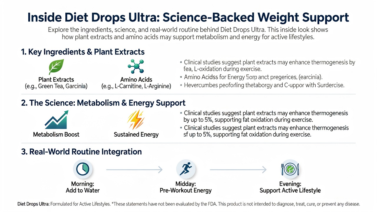 Inside Diet Drops Ultra: Science-Backed Weight Support
