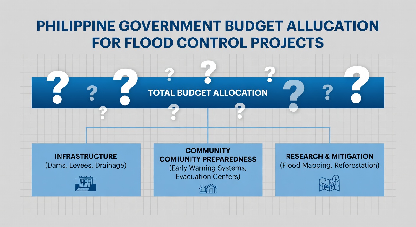 Flood control budget infographic