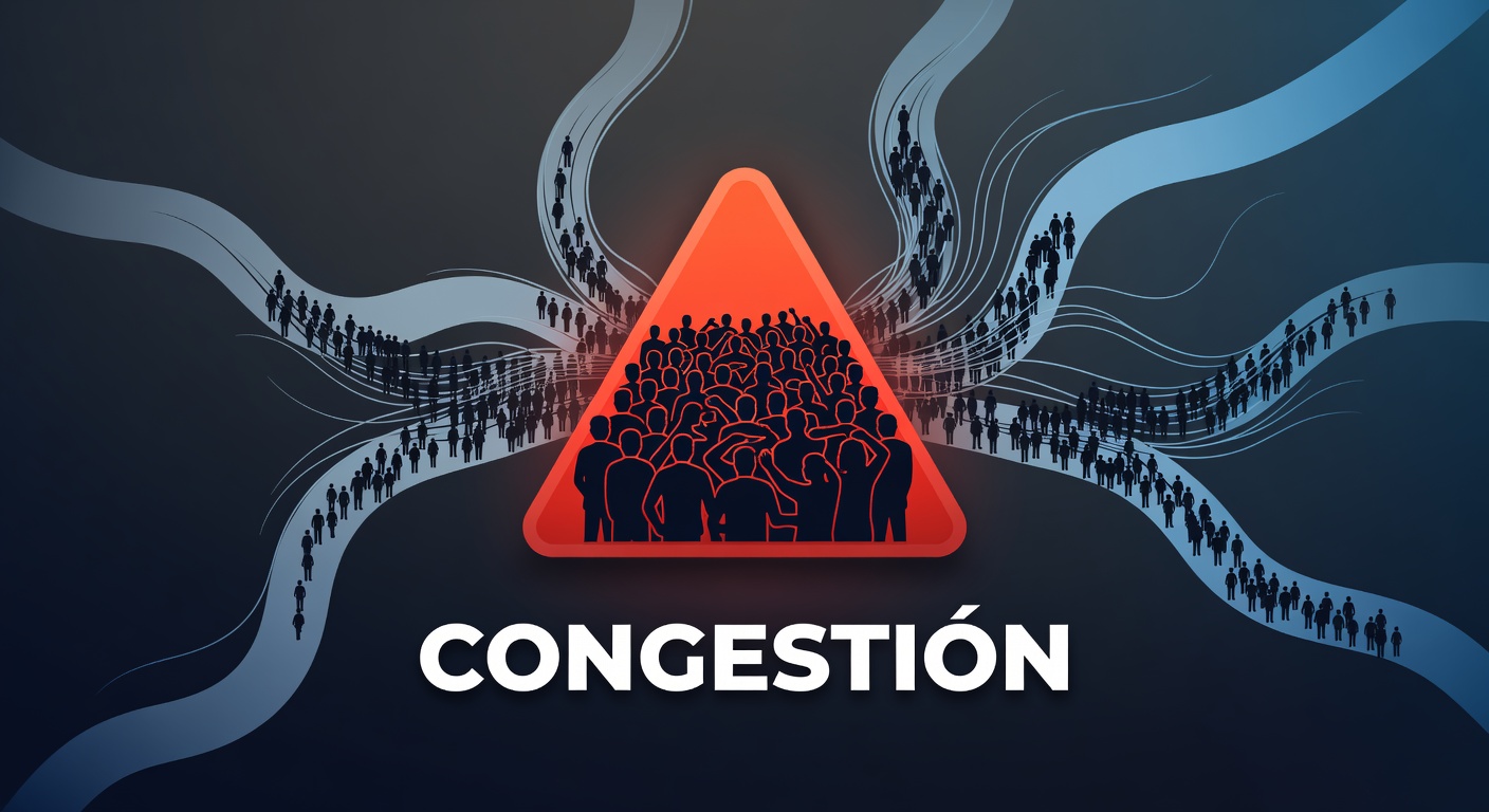 Obstáculos en Evacuación: Concepto visual