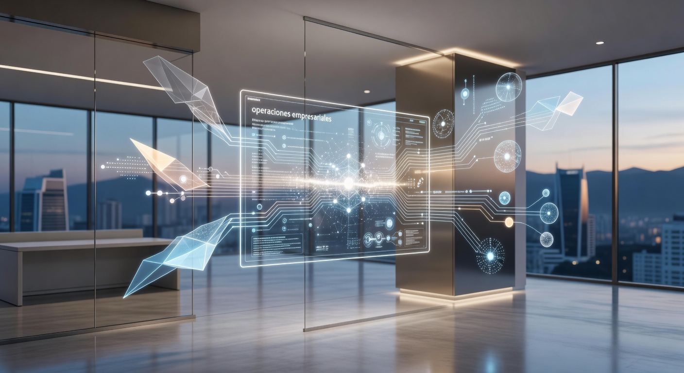 operaciones empresariales desde un ERP en empresas de Perú: Concepto visual