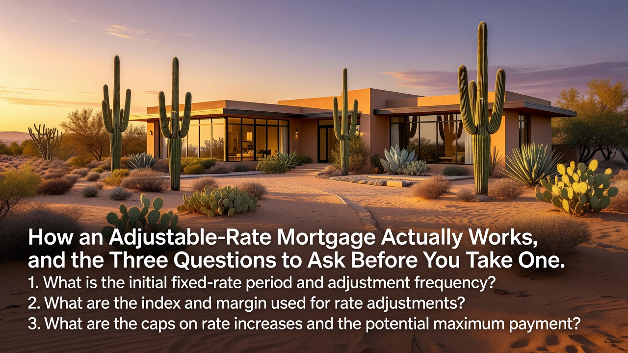 Hero image for How an Adjustable-Rate Mortgage Actually Works, and the Three Questions to Ask Before You Take One