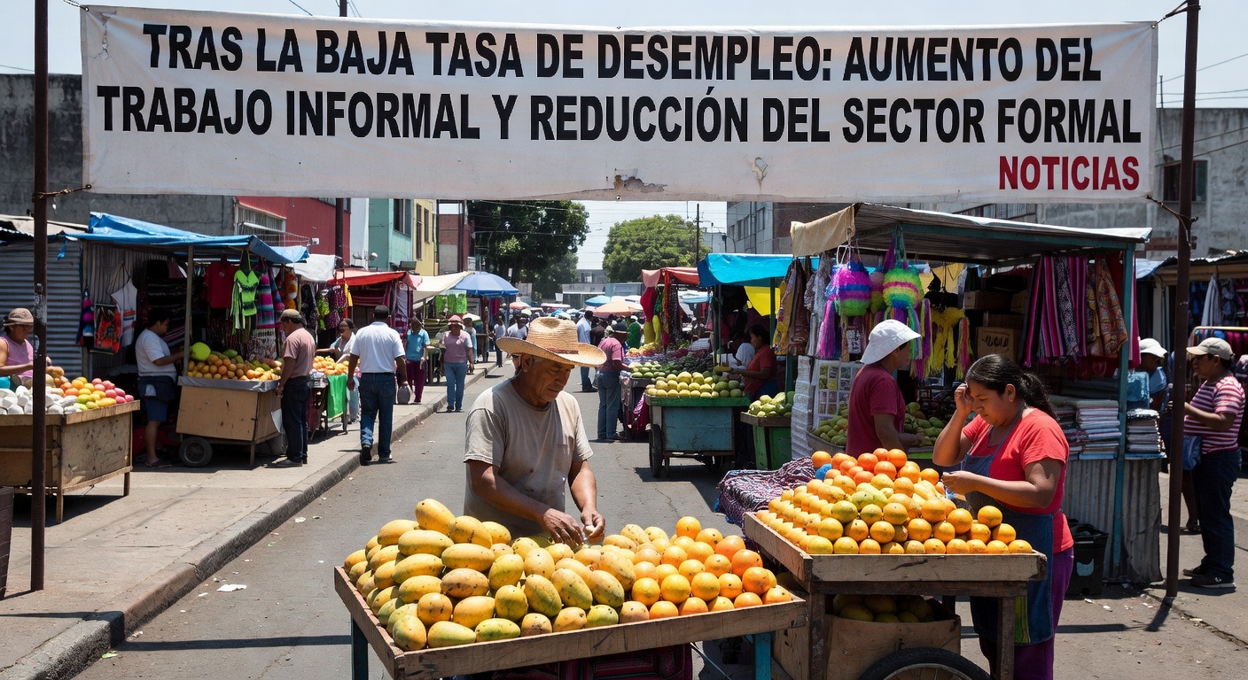 Behind Mexico’s low unemployment rate, a surge in informal work and shrinking formal sector