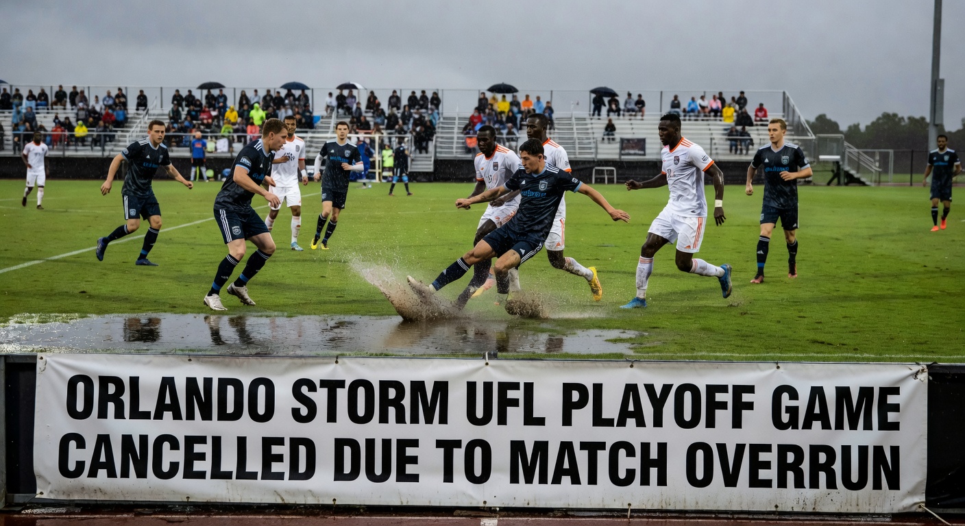 Soccer match prevents Orlando Storm from hosting a UFL playoff game