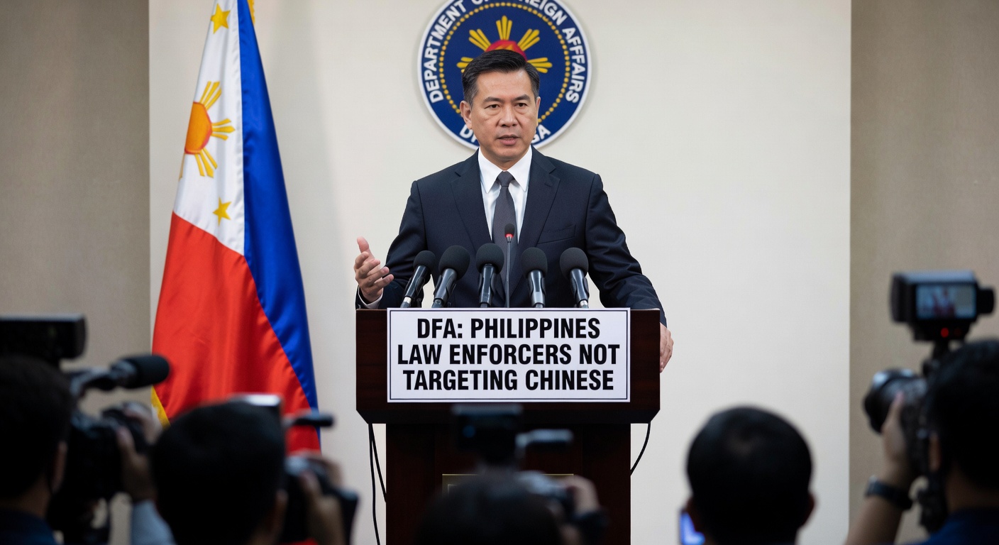 DFA: Philippines law enforcers not targeting Chinese
