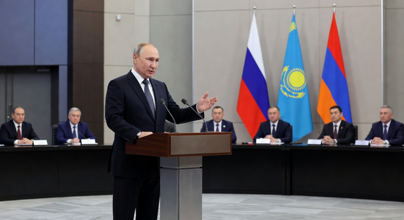 Putin at Astana summit
