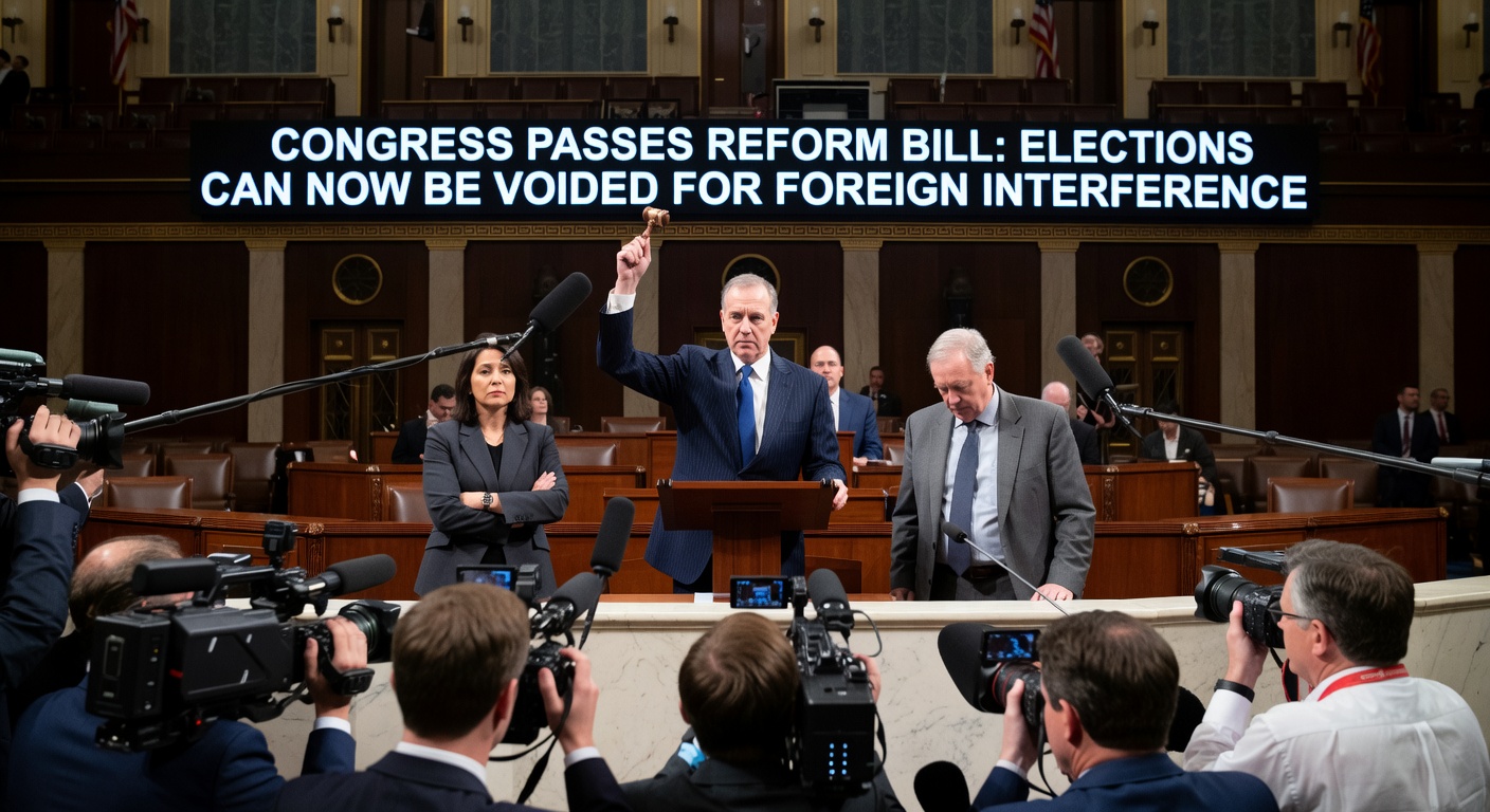 Congress passes reform allowing elections to be voided for foreign interference