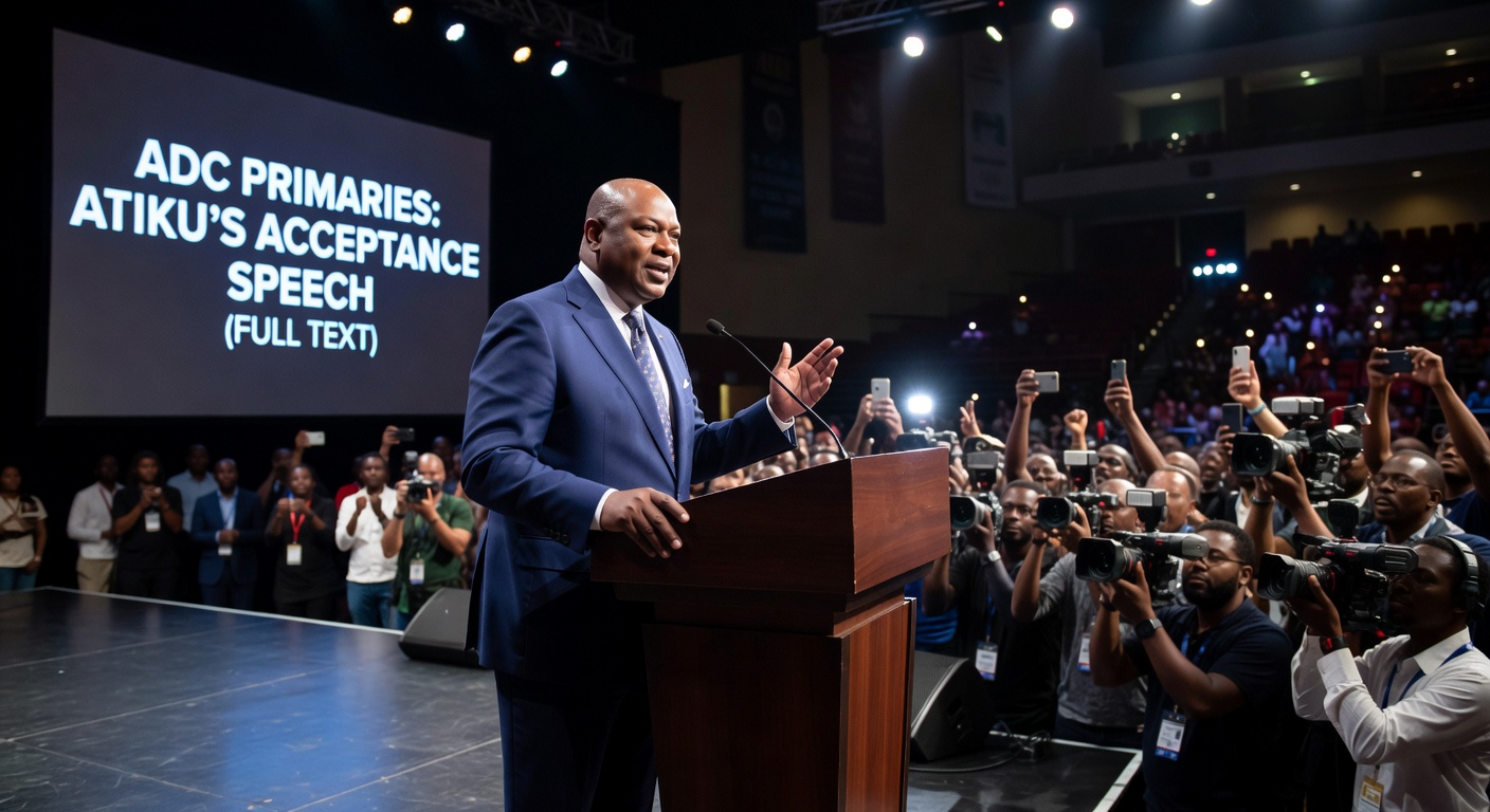 ADC primaries: Atiku’s acceptance speech (Full Text)