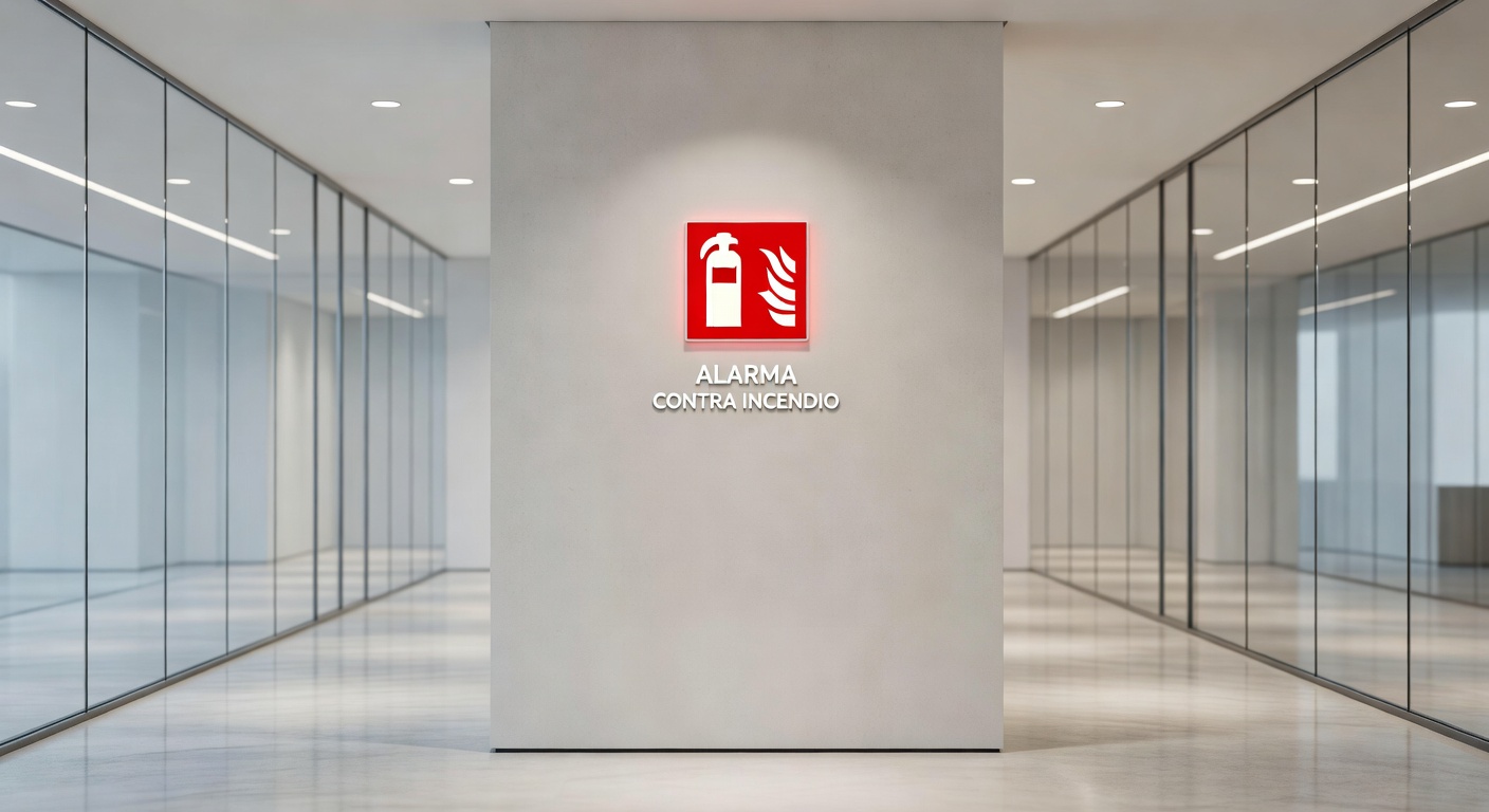 letrero de alarma contra incendio: Imagen principal