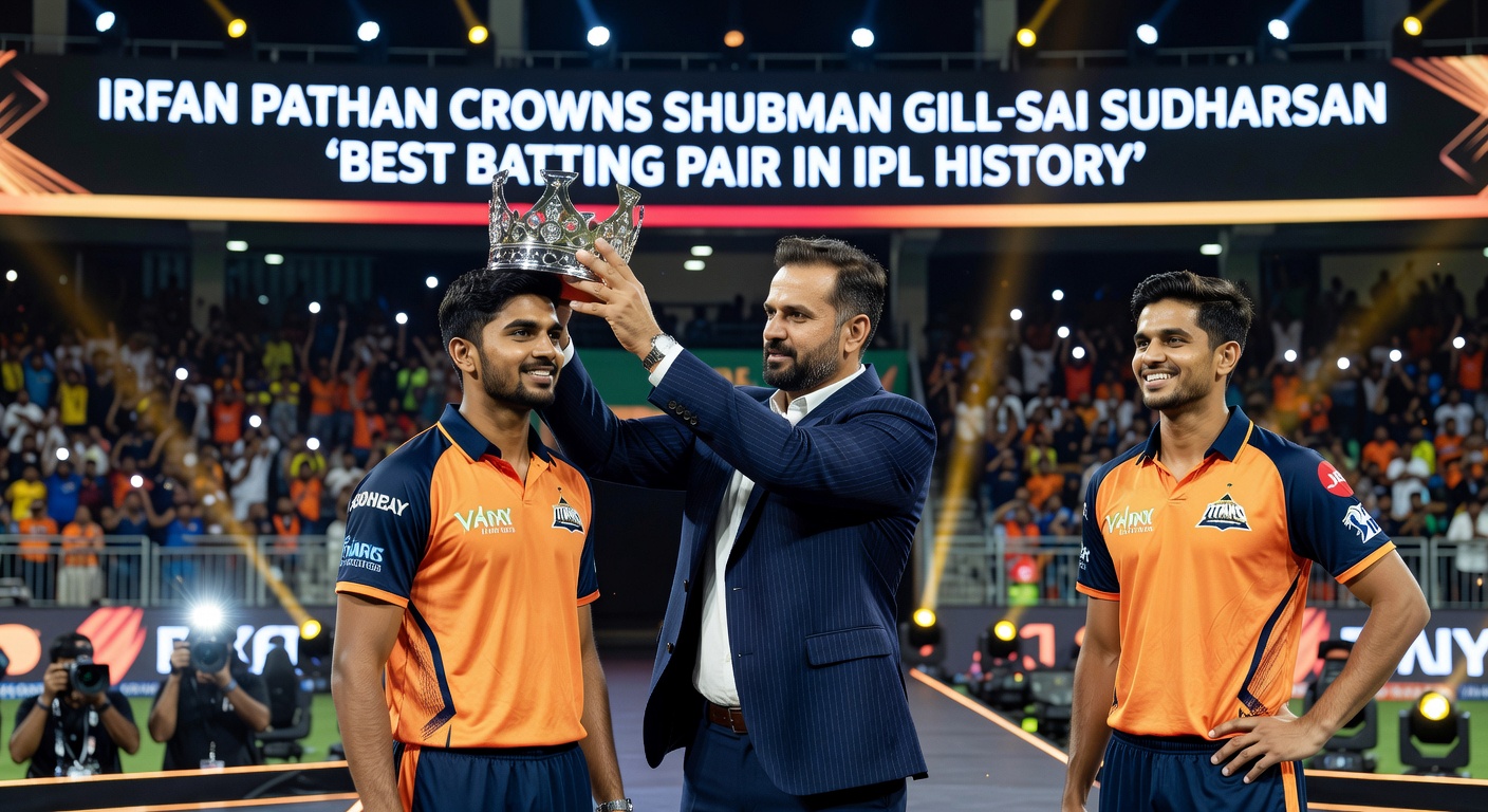 Irfan Pathan crowns Shubman Gill-Sai Sudharsan 'best batting pair in IPL history'