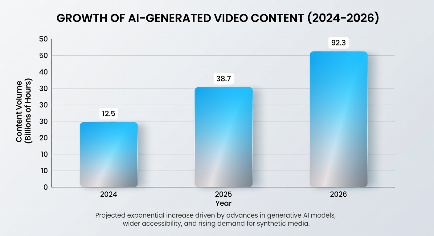 AI video growth chart