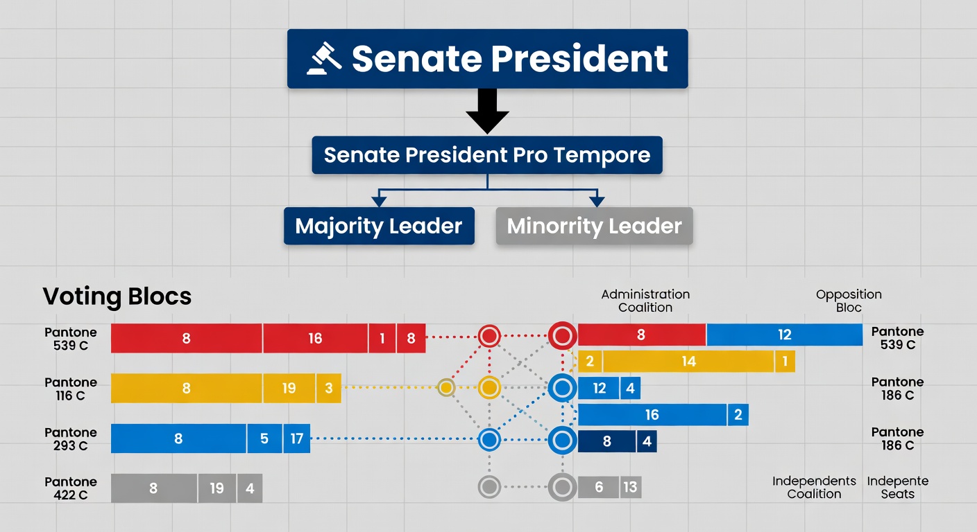 Senate power structure infographic