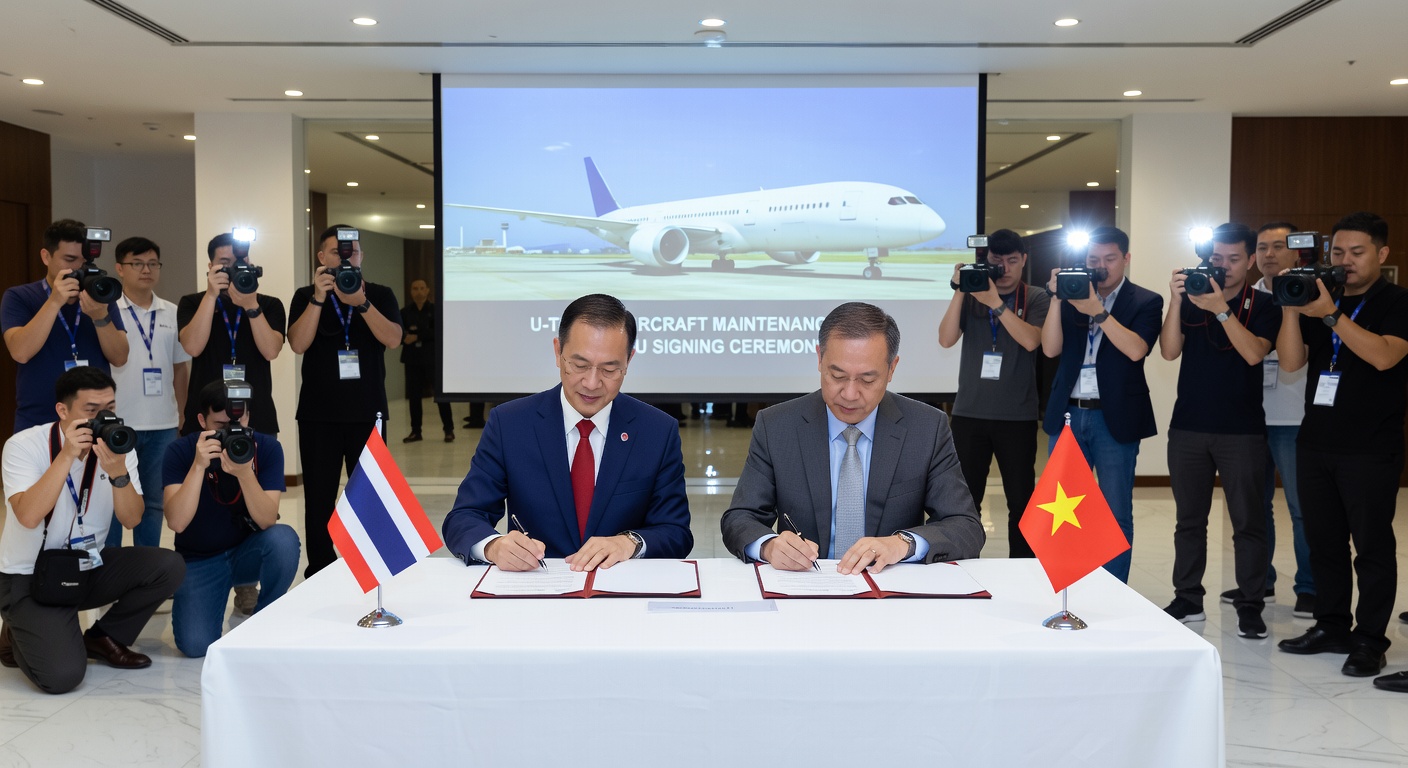 Thailand, Vietnam sign MOU for aircraft maintenance hub at U-Tapao