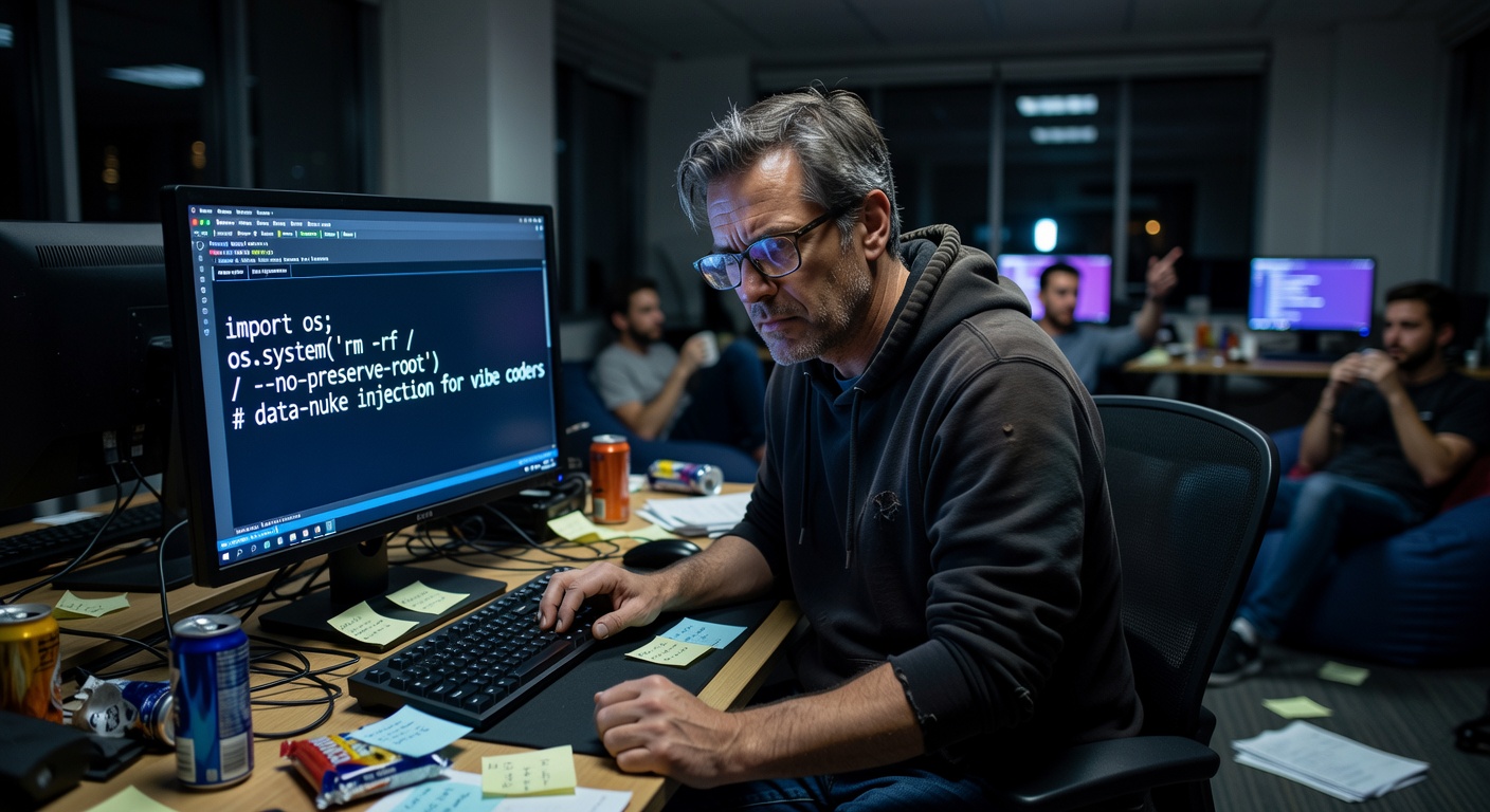 Fed up with vibe coders, dev sneaks data-nuking prompt injection into their code
