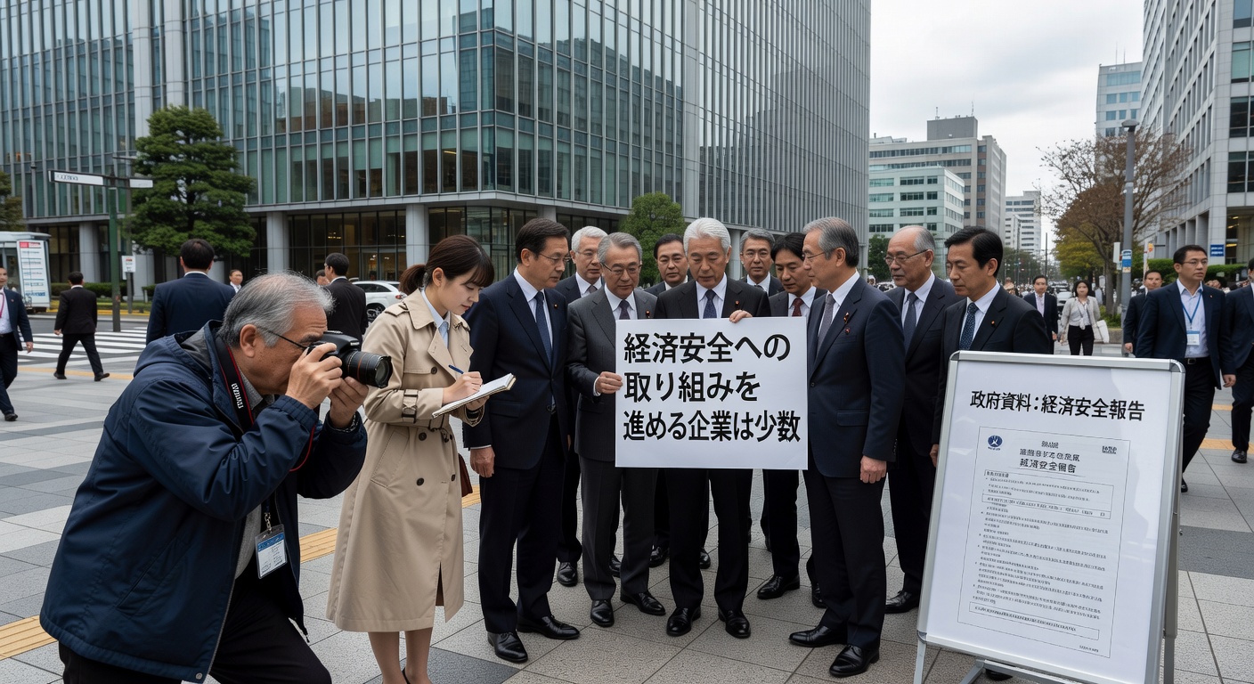 Few Japan firms take steps toward economic security, government paper finds