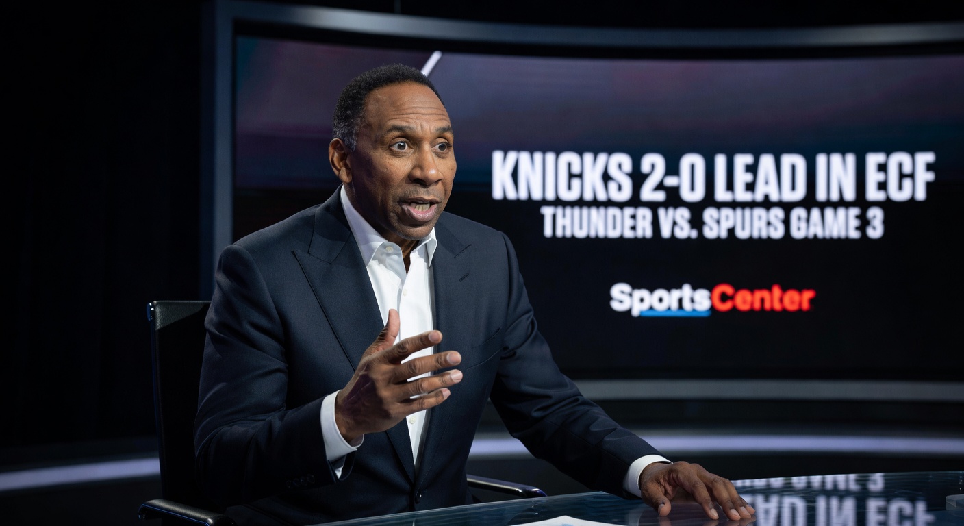 Stephen A. on the Knicks&rsquo; 2-0 lead in the ECF 👀 + Thunder vs. Spurs Game 3 | SportsCenter