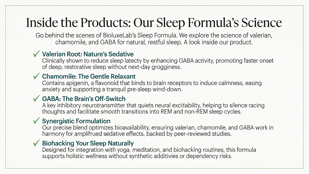 Inside the Products: Our Sleep Formula's Science