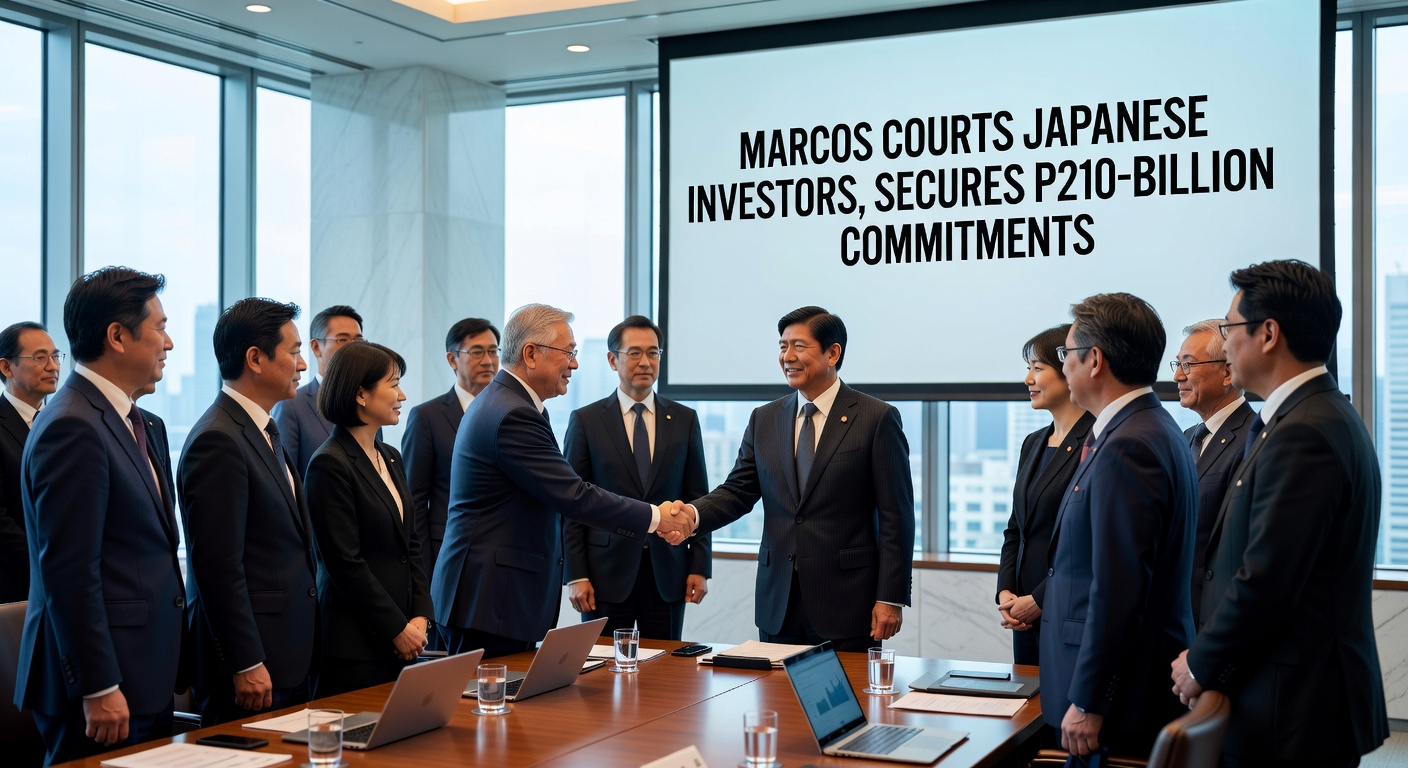 Marcos courts Japanese investors, secures P210-billion commitments