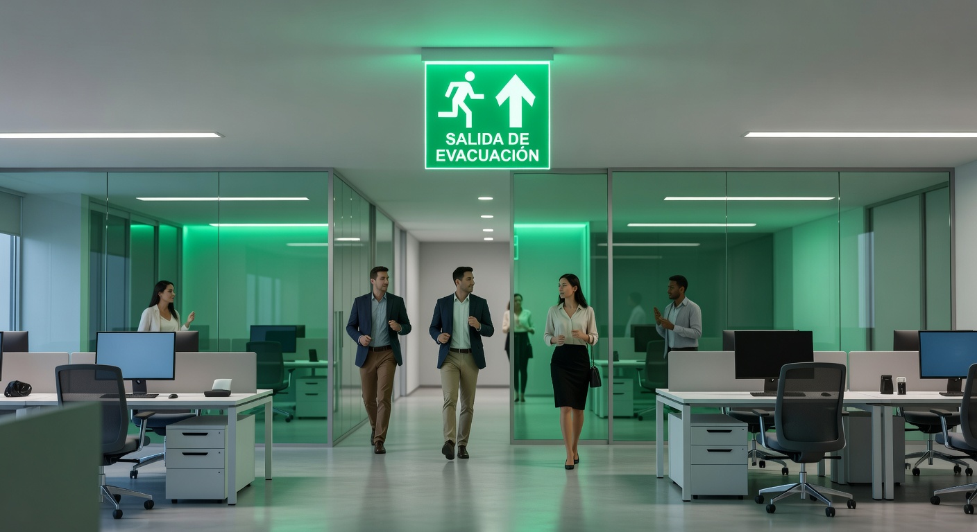 Semáforos industriales LED: Concepto visual