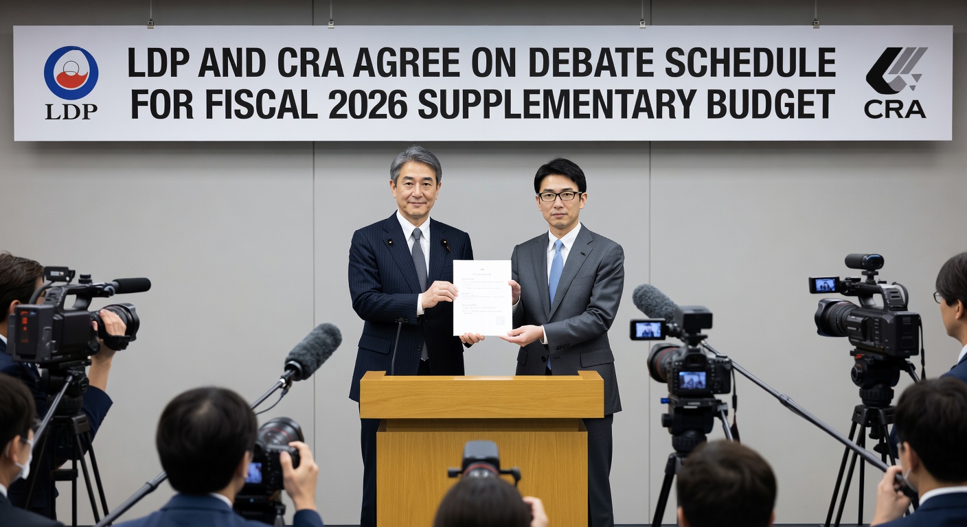 LDP and CRA agree on debate schedule for fiscal 2026 supplementary budget