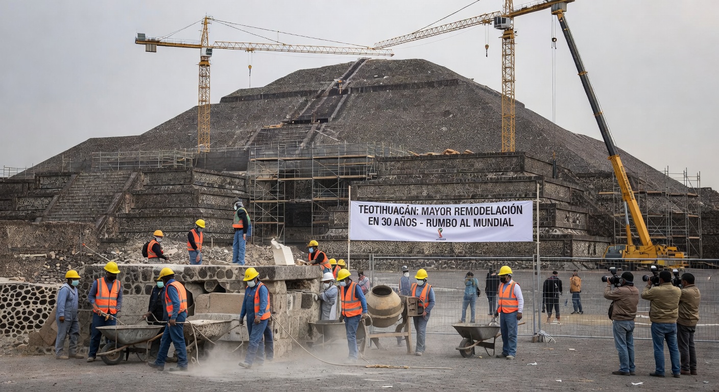Teotihuacán gets its biggest makeover in 30 years ahead of the World Cup