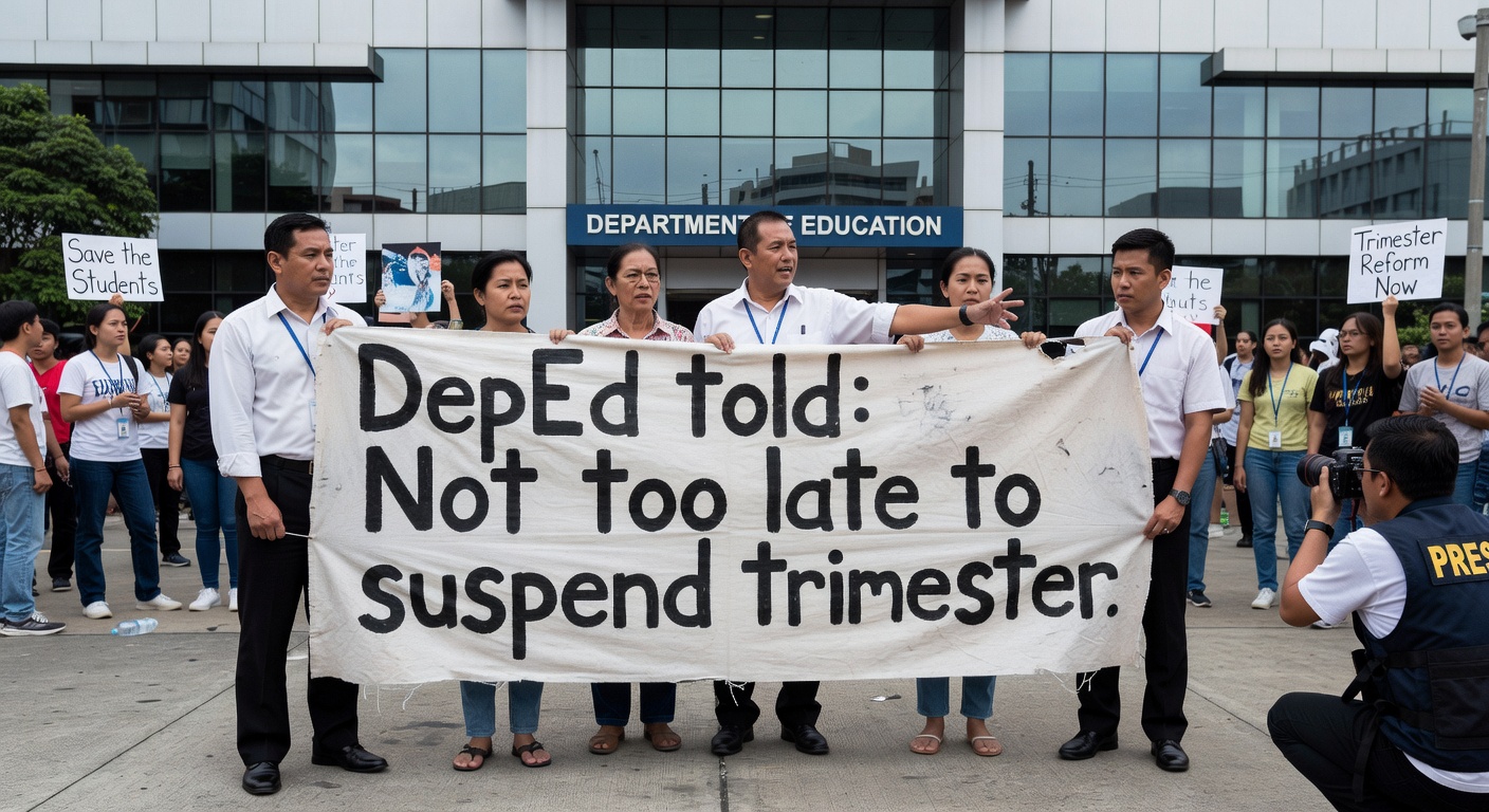 DepEd told: Not too late to suspend trimester