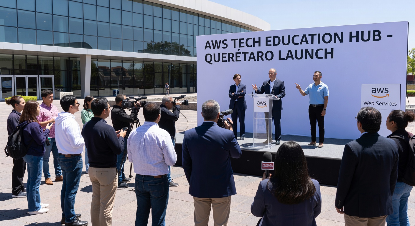 Amazon Web Services launches a tech education hub in Querétaro