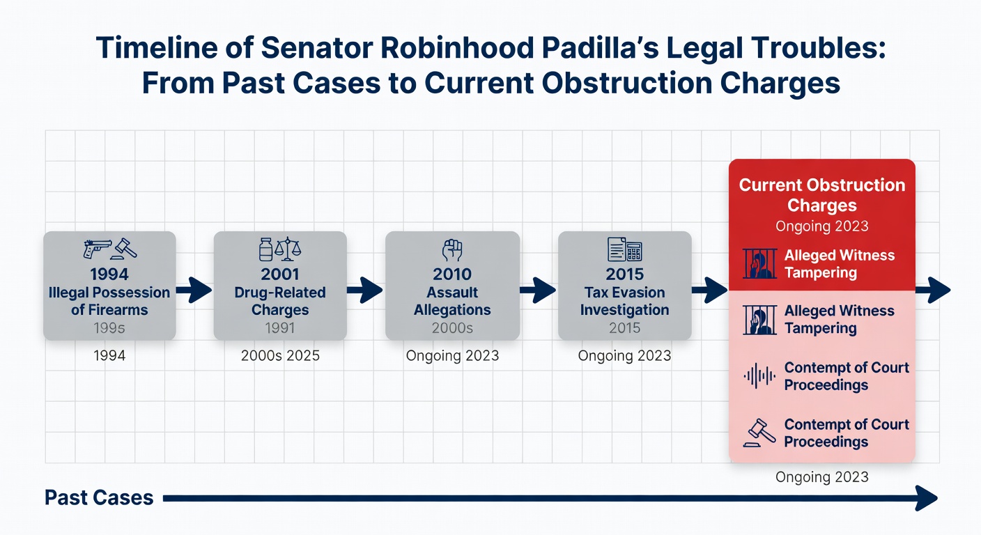 Padilla legal timeline infographic