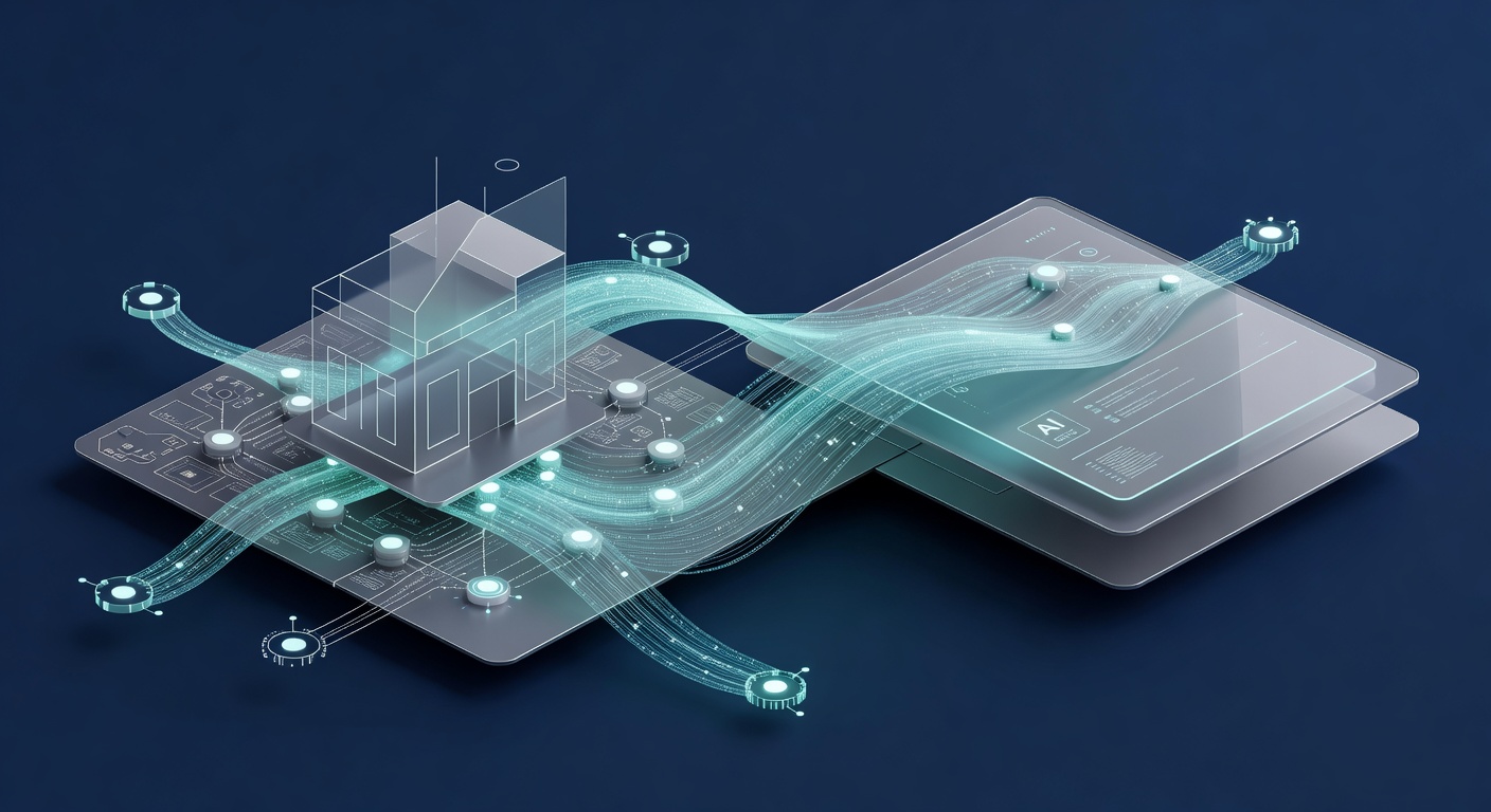 El futuro de las PYMES peruanas: cómo la inteligencia artificial está revolucionando la gestión: Concepto visual
