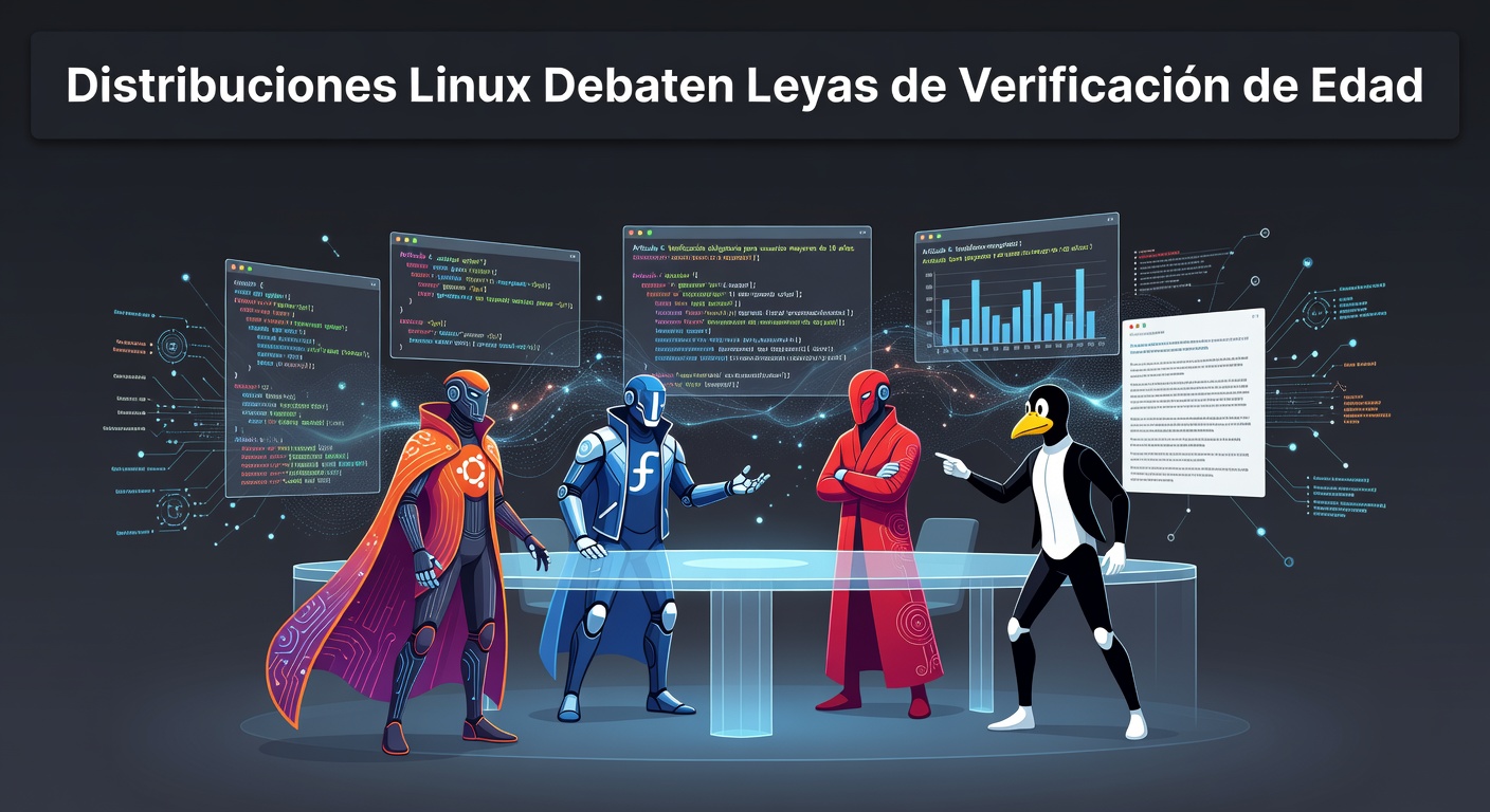 Distribuciones Linux Debaten Leyes de Verificación de Edad