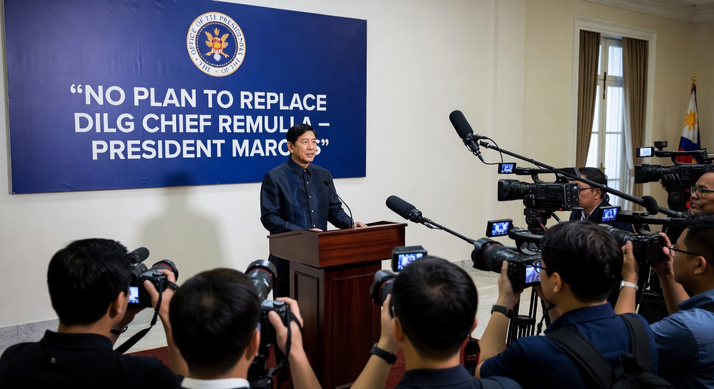 No plan to replace DILG chief Remulla – President Marcos